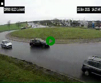 <h2>Webcam en périphérie de Chartres sur la N123, à hauteur de Luisant. Vue orientée vers Chartres</h2>