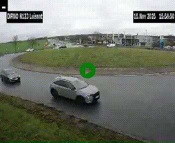 <h2>Webcam en périphérie de Chartres sur la N123, à hauteur de Luisant. Vue orientée vers Chartres</h2>