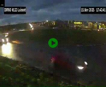 <h2>Webcam en périphérie de Chartres sur la N123, à hauteur de Luisant. Vue orientée vers Chartres</h2>