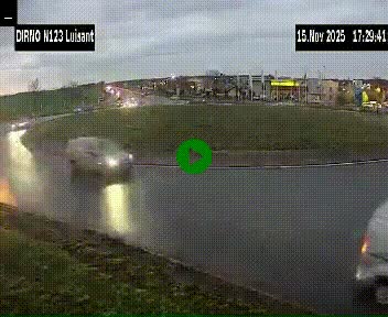 <h2>Webcam en périphérie de Chartres sur la N123, à hauteur de Luisant. Vue orientée vers Chartres</h2>