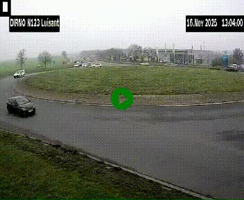 <h2>Webcam en périphérie de Chartres sur la N123, à hauteur de Luisant. Vue orientée vers Chartres</h2>