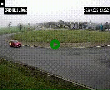 <h2>Webcam en périphérie de Chartres sur la N123, à hauteur de Luisant. Vue orientée vers Chartres</h2>