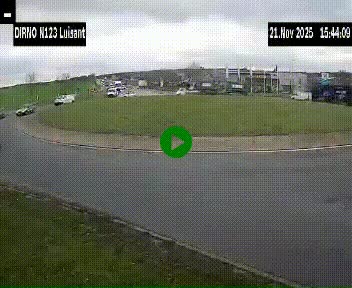 <h2>Webcam en périphérie de Chartres sur la N123, à hauteur de Luisant. Vue orientée vers Chartres</h2>