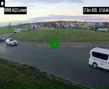 <h2>Webcam en périphérie de Chartres sur la N123, à hauteur de Luisant. Vue orientée vers Chartres</h2>