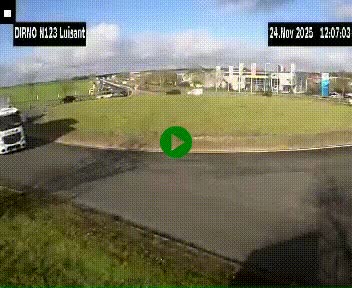 <h2>Webcam en périphérie de Chartres sur la N123, à hauteur de Luisant. Vue orientée vers Chartres</h2>