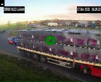 <h2>Webcam en périphérie de Chartres sur la N123, à hauteur de Luisant. Vue orientée vers Chartres</h2>