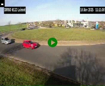 <h2>Webcam en périphérie de Chartres sur la N123, à hauteur de Luisant. Vue orientée vers Chartres</h2>