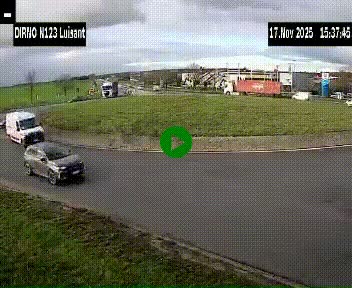 <h2>Webcam en périphérie de Chartres sur la N123, à hauteur de Luisant. Vue orientée vers Chartres</h2>