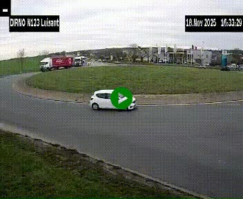 <h2>Webcam en périphérie de Chartres sur la N123, à hauteur de Luisant. Vue orientée vers Chartres</h2>