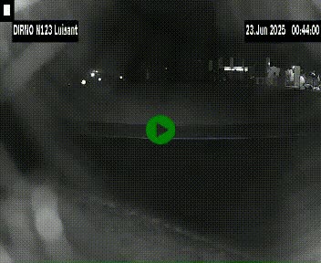 Webcam en périphérie de Chartres sur la N123, à hauteur de Luisant. Vue orientée vers Chartres
