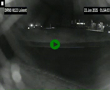 Webcam en périphérie de Chartres sur la N123, à hauteur de Luisant. Vue orientée vers Chartres