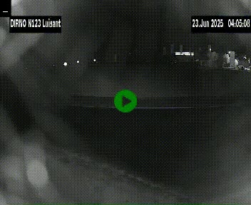 Webcam en périphérie de Chartres sur la N123, à hauteur de Luisant. Vue orientée vers Chartres