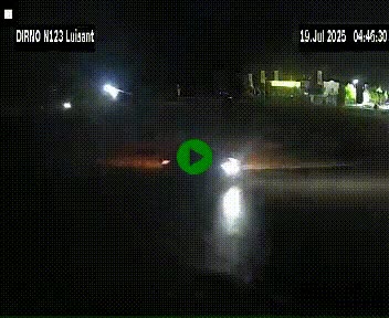 Webcam en périphérie de Chartres sur la N123, à hauteur de Luisant. Vue orientée vers Chartres