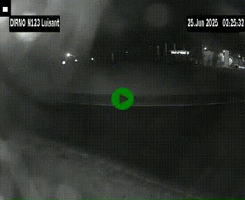 Webcam en périphérie de Chartres sur la N123, à hauteur de Luisant. Vue orientée vers Chartres