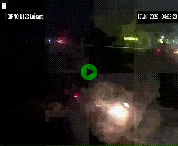 Webcam en périphérie de Chartres sur la N123, à hauteur de Luisant. Vue orientée vers Chartres