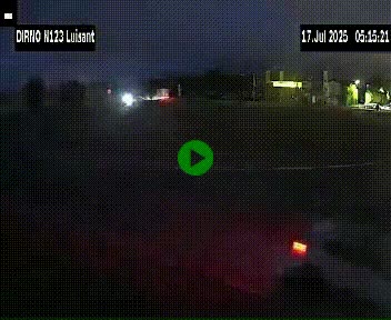 Webcam en périphérie de Chartres sur la N123, à hauteur de Luisant. Vue orientée vers Chartres