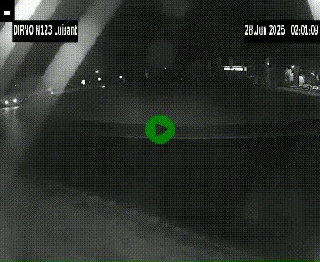 Webcam en périphérie de Chartres sur la N123, à hauteur de Luisant. Vue orientée vers Chartres