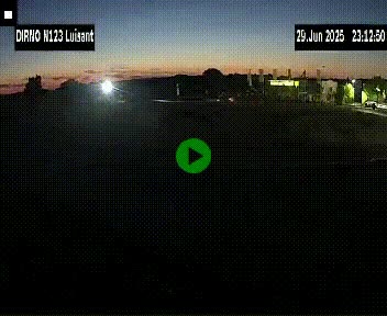 Webcam en périphérie de Chartres sur la N123, à hauteur de Luisant. Vue orientée vers Chartres