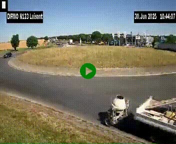 Webcam en périphérie de Chartres sur la N123, à hauteur de Luisant. Vue orientée vers Chartres