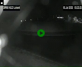 Webcam en périphérie de Chartres sur la N123, à hauteur de Luisant. Vue orientée vers Chartres