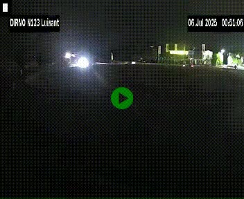 Webcam en périphérie de Chartres sur la N123, à hauteur de Luisant. Vue orientée vers Chartres