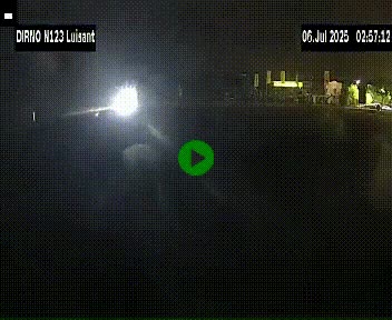 Webcam en périphérie de Chartres sur la N123, à hauteur de Luisant. Vue orientée vers Chartres