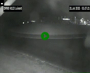 Webcam en périphérie de Chartres sur la N123, à hauteur de Luisant. Vue orientée vers Chartres