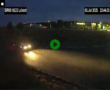 Webcam en périphérie de Chartres sur la N123, à hauteur de Luisant. Vue orientée vers Chartres