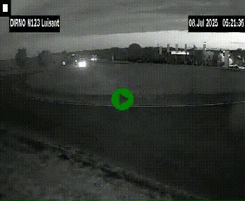 Webcam en périphérie de Chartres sur la N123, à hauteur de Luisant. Vue orientée vers Chartres