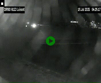 Webcam en périphérie de Chartres sur la N123, à hauteur de Luisant. Vue orientée vers Chartres