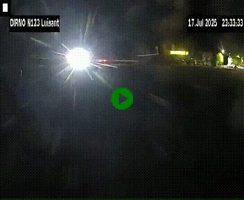 Webcam en périphérie de Chartres sur la N123, à hauteur de Luisant. Vue orientée vers Chartres