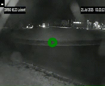 Webcam en périphérie de Chartres sur la N123, à hauteur de Luisant. Vue orientée vers Chartres