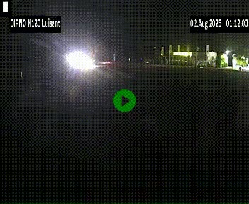 Webcam en périphérie de Chartres sur la N123, à hauteur de Luisant. Vue orientée vers Chartres