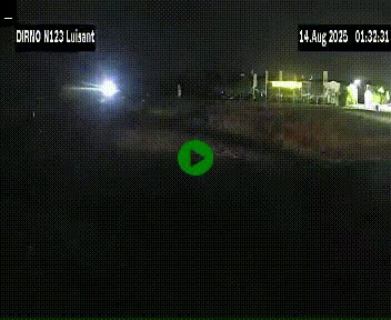 Webcam en périphérie de Chartres sur la N123, à hauteur de Luisant. Vue orientée vers Chartres