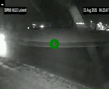 Webcam en périphérie de Chartres sur la N123, à hauteur de Luisant. Vue orientée vers Chartres
