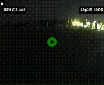 Webcam en périphérie de Chartres sur la N123, à hauteur de Luisant. Vue orientée vers Chartres