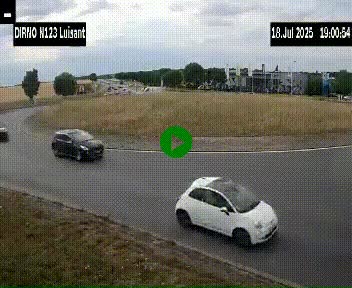 <h2>Webcam en périphérie de Chartres sur la N123, à hauteur de Luisant. Vue orientée vers Chartres</h2>
