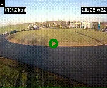 <h2>Webcam en périphérie de Chartres sur la N123, à hauteur de Luisant. Vue orientée vers Chartres</h2>