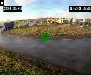 <h2>Webcam en périphérie de Chartres sur la N123, à hauteur de Luisant. Vue orientée vers Chartres</h2>