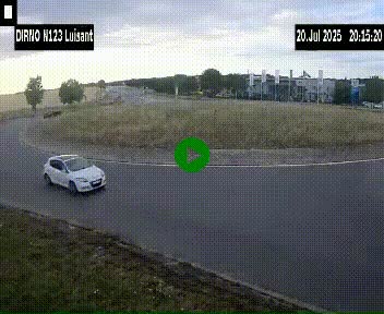 <h2>Webcam en périphérie de Chartres sur la N123, à hauteur de Luisant. Vue orientée vers Chartres</h2>