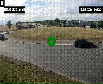 <h2>Webcam en périphérie de Chartres sur la N123, à hauteur de Luisant. Vue orientée vers Chartres</h2>