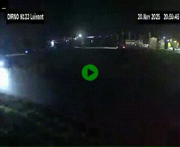 <h2>Webcam en périphérie de Chartres sur la N123, à hauteur de Luisant. Vue orientée vers Chartres</h2>