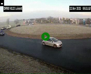 <h2>Webcam en périphérie de Chartres sur la N123, à hauteur de Luisant. Vue orientée vers Chartres</h2>