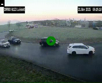 <h2>Webcam en périphérie de Chartres sur la N123, à hauteur de Luisant. Vue orientée vers Chartres</h2>