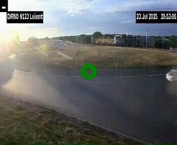 <h2>Webcam en périphérie de Chartres sur la N123, à hauteur de Luisant. Vue orientée vers Chartres</h2>