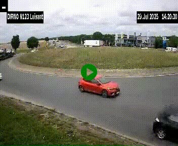 <h2>Webcam en périphérie de Chartres sur la N123, à hauteur de Luisant. Vue orientée vers Chartres</h2>
