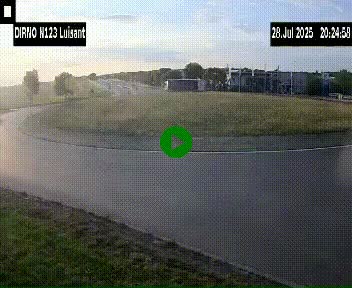 <h2>Webcam en périphérie de Chartres sur la N123, à hauteur de Luisant. Vue orientée vers Chartres</h2>