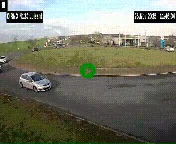 <h2>Webcam en périphérie de Chartres sur la N123, à hauteur de Luisant. Vue orientée vers Chartres</h2>