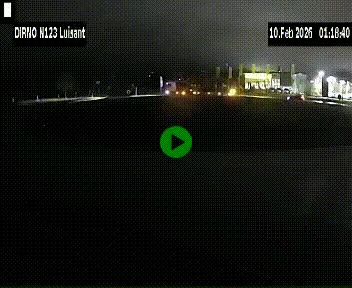 Webcam en périphérie de Chartres sur la N123, à hauteur de Luisant. Vue orientée vers Chartres