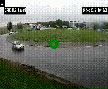 <h2>Webcam en périphérie de Chartres sur la N123, à hauteur de Luisant. Vue orientée vers Chartres</h2>